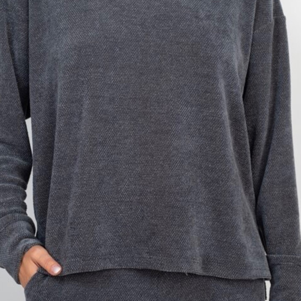 FINAL PRICE Charcoal gray jogger set - Picture 3 of 3